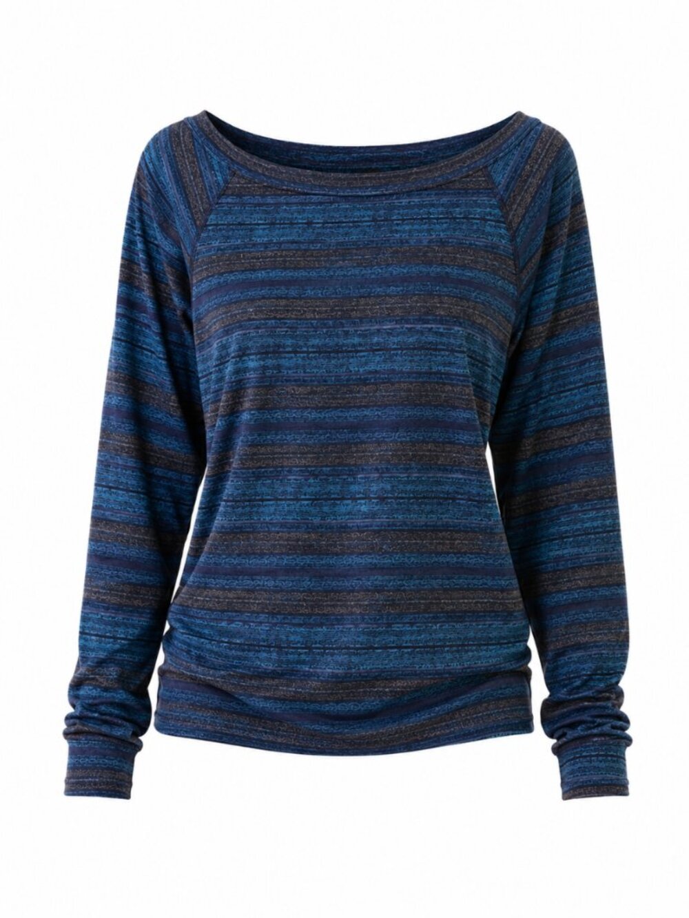 🦋 2/30 Nike Dri-FIT Blue Striped Athletic Long Sleeve Top XS